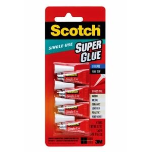 SCOTCH Single-Use Super Glue (4 Pack)